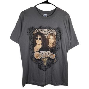 Heart Rock Band Human 2009 Tour T Shirt